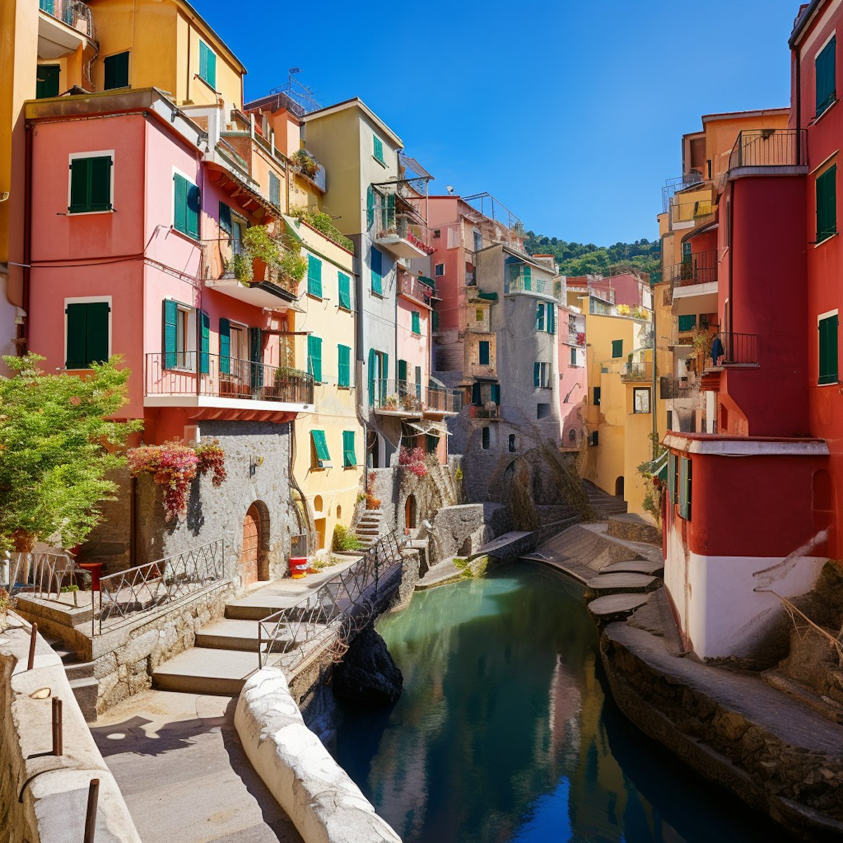 Italiens farverige huse