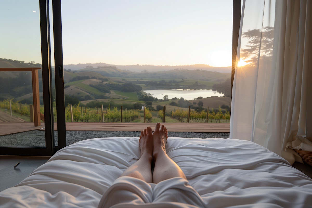 Italiensk madlavning i sommerhus i Italien